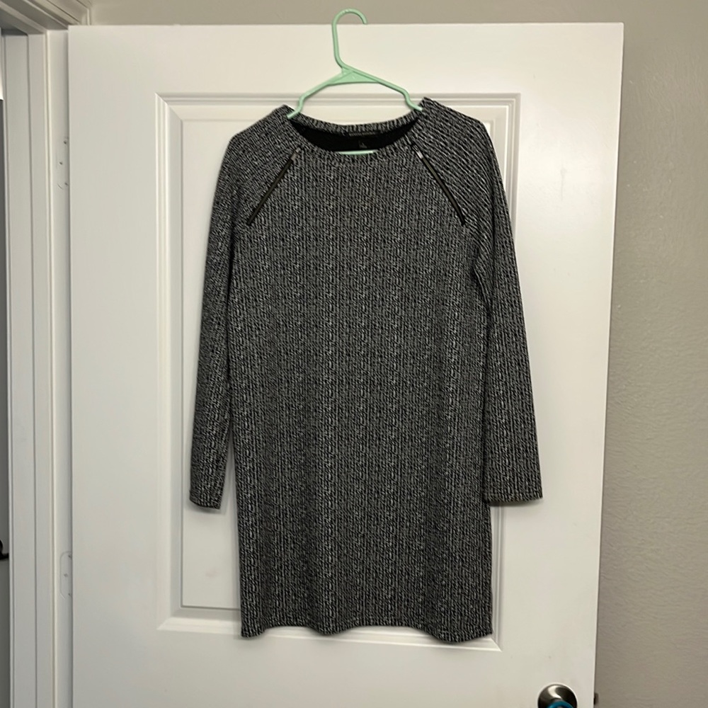 Black sweater dress